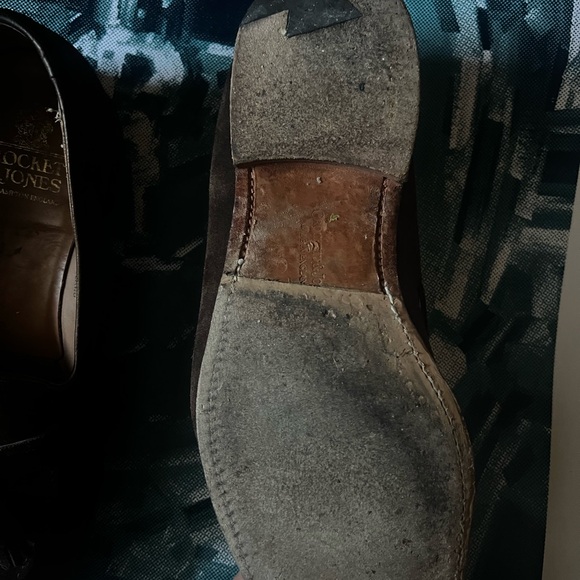 Crockett & Jones Brown Suede Tassel Loafers 9.5D - Picture 8 of 12